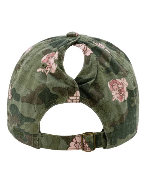 "Salty" Floral Camo Embroidered Women’s Cap