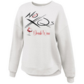 Drink Wine – Curve Bottom Crew Sweatshirt