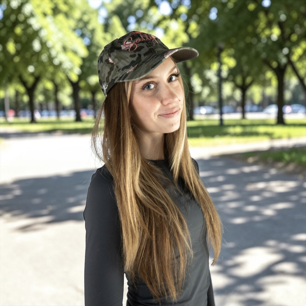 "Salty" Floral Camo Embroidered Women’s Cap