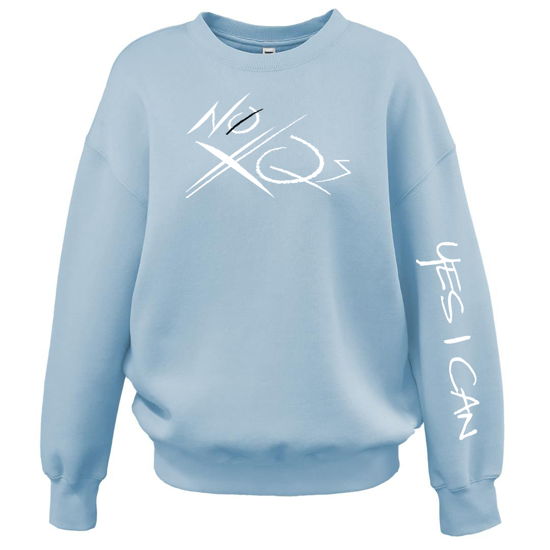 Yes I Can – Women’s Oversized Crew | NO XQs  Apparel