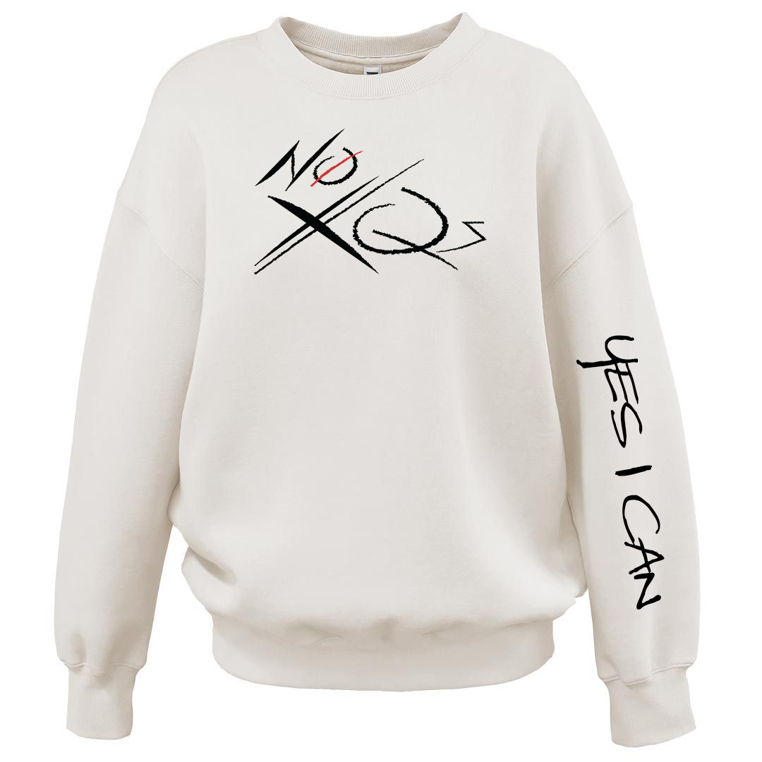 Yes I Can – Women’s Oversized Crew | NO XQs  Apparel