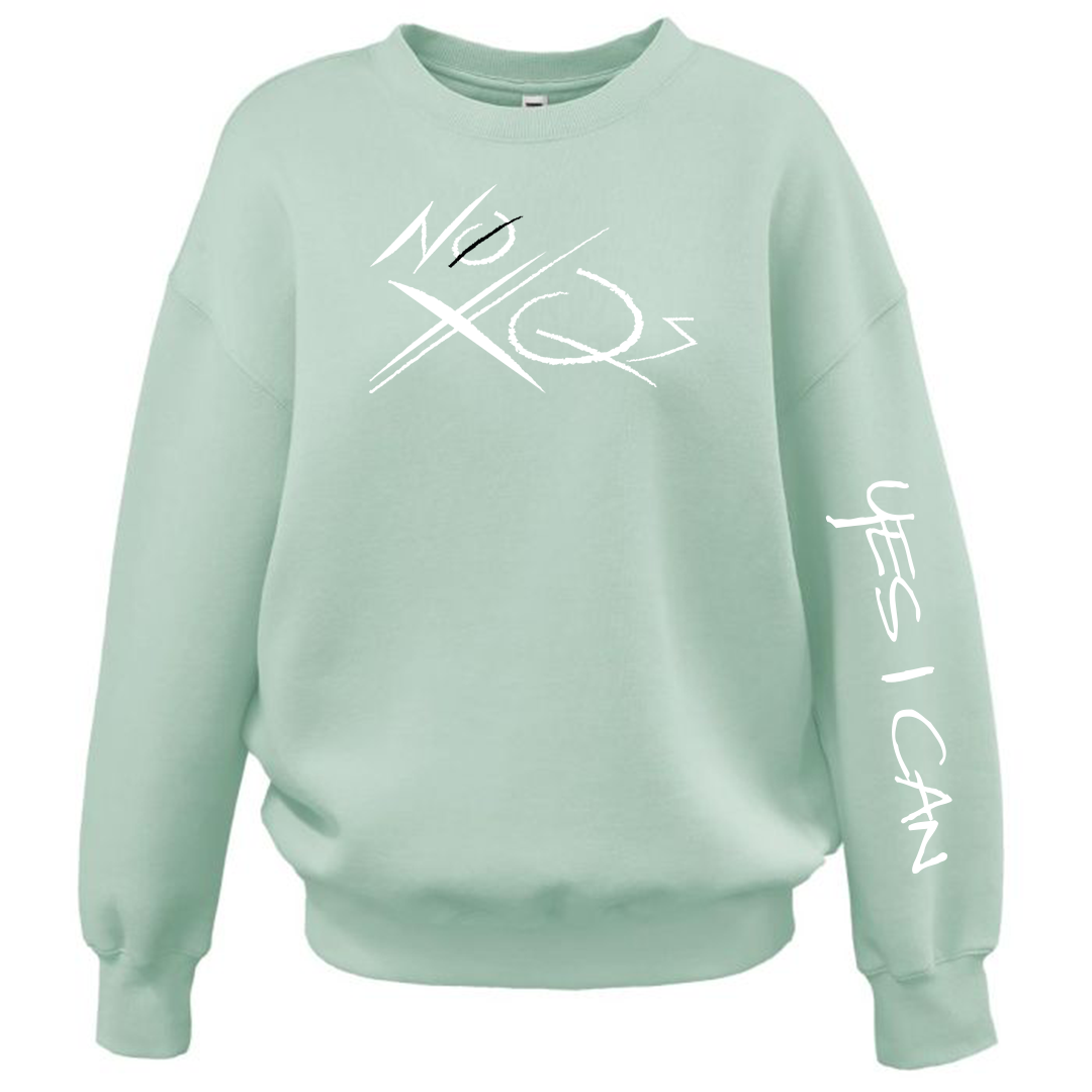 Yes I Can – Women’s Oversized Crew | NO XQs  Apparel